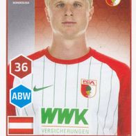 FC Augsburg Topps Sammelbild 2017 Martin Hinteregger Bildnummer 5