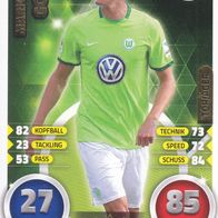 VFL Wolfsburg Topps Trading Card 2016 Mario Gomez Nr.321 Torjäger