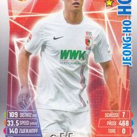 FC Augsburg Topps Trading Card 2015 Jeong-Ho Hong Nr.7
