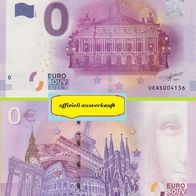 0 Euro Schein Opera Garnier UEAS 2016-1 offiziell ausverkauft Nr 4136