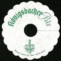 ALT Pilsdeckchen Tropfdeckchen drop catcher Königsbacher Brauerei AG Koblenz