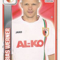 FC Augsburg Topps Sammelbild 2013 Tobias Werner Bildnummer 12