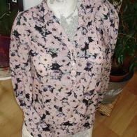 Street one Bluse rose Muster Knöpfe Gummibund Gr 34 = S