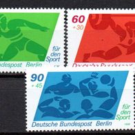Berlin 1980 Mi. 621-623 * * Sporthilfe Postfrisch (br2763)