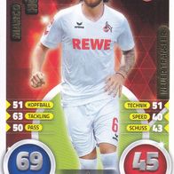 1. FC Köln Topps Trading Card 2016 Marco Höger Nr.190 Neuer Transfer