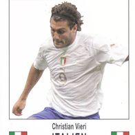 Fussball Trading Card zur Fussball WM 2006 Christian Vieri Italien