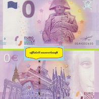 0 Euro Schein Napoleon Bonaparte UEAV 2017-4 Big Ben selten Nr 2650