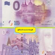 0 Euro Schein Schloss Moritzbug XELD 2017-1 Big Ben offiziell ausverkauft Nr 3877