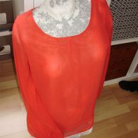 Hallhuber ? Bluse LA rot zart leicht S passend