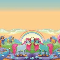 Flaggenfritze® Einhorn-Flagge Mit Regenbogen – Blau, 90 X 150 Cm, Aus Reißfestem Polyester, Mit 2 Metallösen