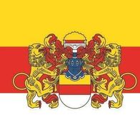 KÖNIGSBANNER Hissflagge Nettersheim – 80 X 120 Cm, Doppelt Gesäumt, Mit Karabinerhaken, Made In Germany, Wetterfest & Lichtecht