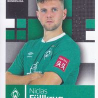 Werder Bremen Topps Sammelbild 2019 Niclas Füllkrug Bildnummer 61