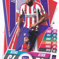 Atletico Madrid Topps Trading Card Champions League 2020 Thomas Lemar ATL13