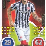 Eintracht Frankfurt Topps Trading Card 2016 Danny Blum Nr.107 Torjäger