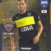 Panini Trading Card Fifa 365 Fernando Gago Boca Juniors Nr.87 Team Mate