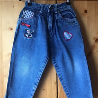 Jeanshose mit Hasen Gr. 98 (2398)