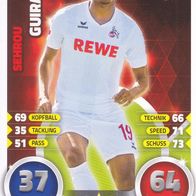 1. FC Köln Topps Trading Card 2016 Sehrou Guirassy Nr.520