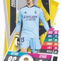 Real Madrid Topps Trading Card Champions League 2020 Thibaut Courtois REA4