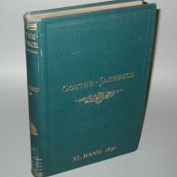 Geiger, Ludwig (Hrsg.) - Goethe-Jahrbuch Nr. 11, XI. Band, 1890