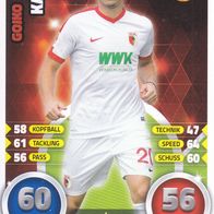 FC Augsburg Topps Trading Card 2016 Gojko Kacar Nr.12