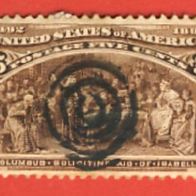 USA 1893 Kolumbus - Weltausstellung Mi.77 sauber gest.