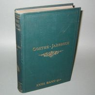 Geiger, Ludwig (Hrsg.) - Goethe-Jahrbuch Nr. 23, XXIII. Band, 1902