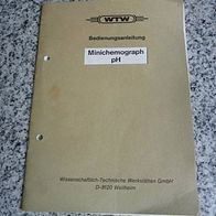 Bedienungsanleitung WTW Minichemograph pH