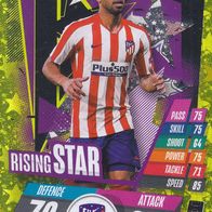 Atletico Madrid Topps Trading Card Champions League 2020 Renan Lodi RS3 Rising Star