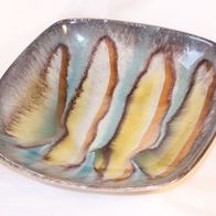 Viereckige Keramik Schale - West Germany / 445