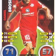 FSV Mainz 05 Topps Trading Card 2016 Daniel Brosinski Nr.238