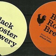 Bieretiketten Black Rooster Brewery Frederikssund Dänemark