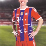 Bayern München Autogrammkarte Bastian Schweinsteiger