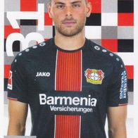 Bayer Leverkusen Topps Sammelbild 2018 Kevin Volland Bildnummer 167