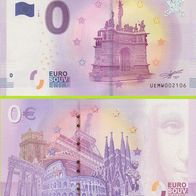 0 Euro Schein Les Plus Beaux Calvaires des Bretagne UEMW 2017 selten Nr 2106