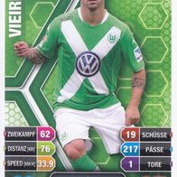 VFL Wolfsburg Topps Trading Card 2014 Vieirinha Nr.318