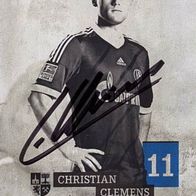 Christian Clemens FC Schalke 04 Saison 2013 / 2014 Originalautogramm -al-