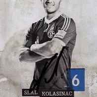 Sead Kolasinac FC Schalke 04 Saison 2013 / 2014 Originalautogramm -al-