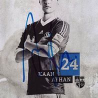 Kaan Ayhan FC Schalke 04 Saison 2013 / 2014 Originalautogramm aus Privatsammlung -al-