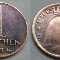 Österreich 1 Groschen 1934 ## R