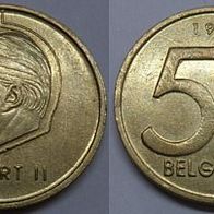 Belgien 5 Francs 1994 "Belgique" ## Be3