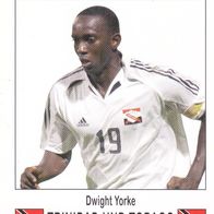 Fussball Trading Card zur Fussball WM 2006 Dwight Yorke Trinidad und Tobago