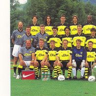 Borussia Dortmund Panini Sammelbild 1998 Mannschaftsbild 1 Bildnummer 58