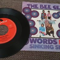 The Bee Gees Words Sinking Ships Vinyl Single