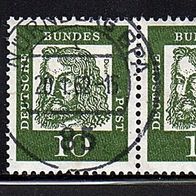 Bundesrepublik Deutschland Mi. Nr. 350x - 2er- waagerechtes Paar (2) o <