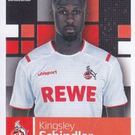 1. FC Köln Topps Sammelbild 2019 Kingsley Schindler Bildnummer 149