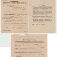 Schwanebeck Verpflichtungsbescheid vom 30.10.1944 für Emmi Leistikow geb. 05.07.1909