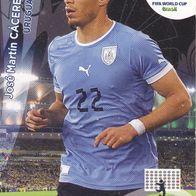 Panini Trading Card Fussball WM 2014 Jose Martin Caceres aus Uruguay