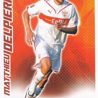 VFB Stuttgart Topps Match Attax Trading Card 2009 Matthieu Delpierre Nr.294