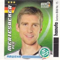 Hanuta Sammelbild zur Fussball WM 2010 Per Mertesacker Deutschland Nr.15