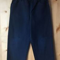 schwarze Hose mit Gummizug Gr. 110 (2344)